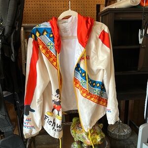 Disney Red and white lightweight jacket